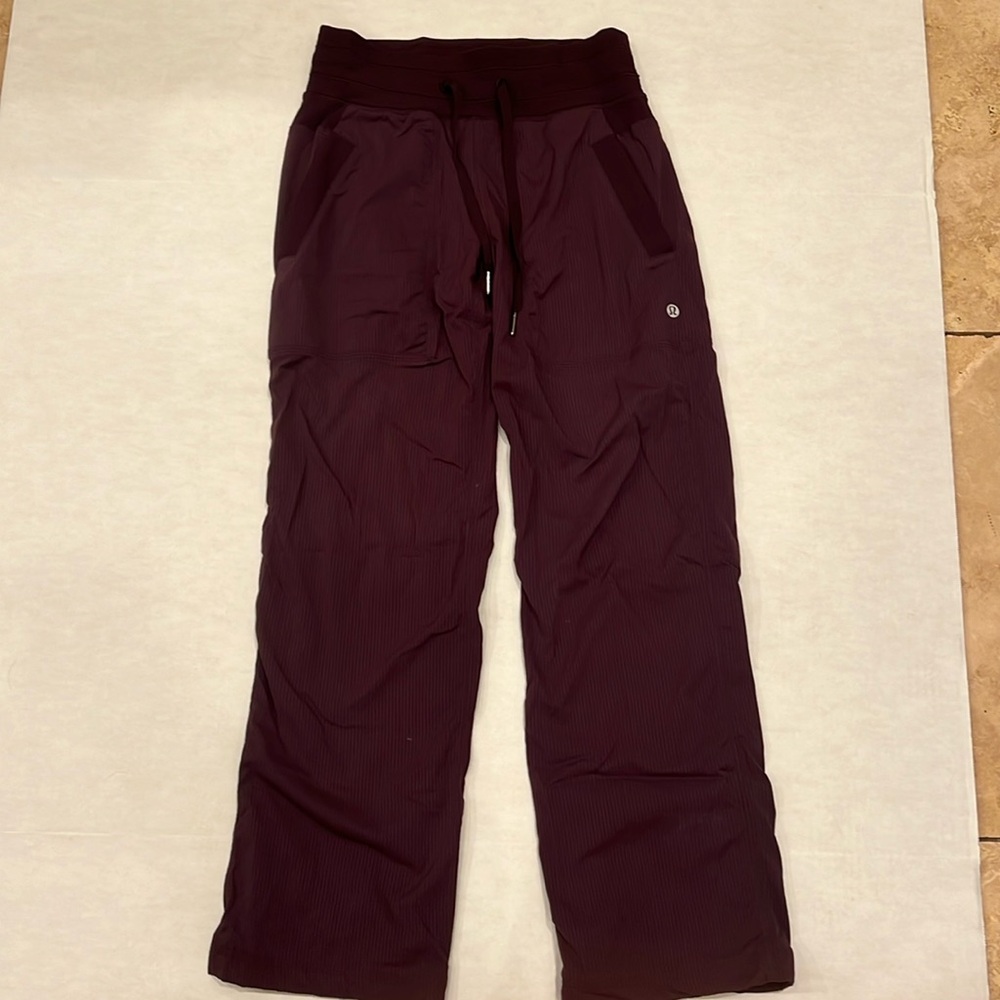 Lululemon studio pants in maroon